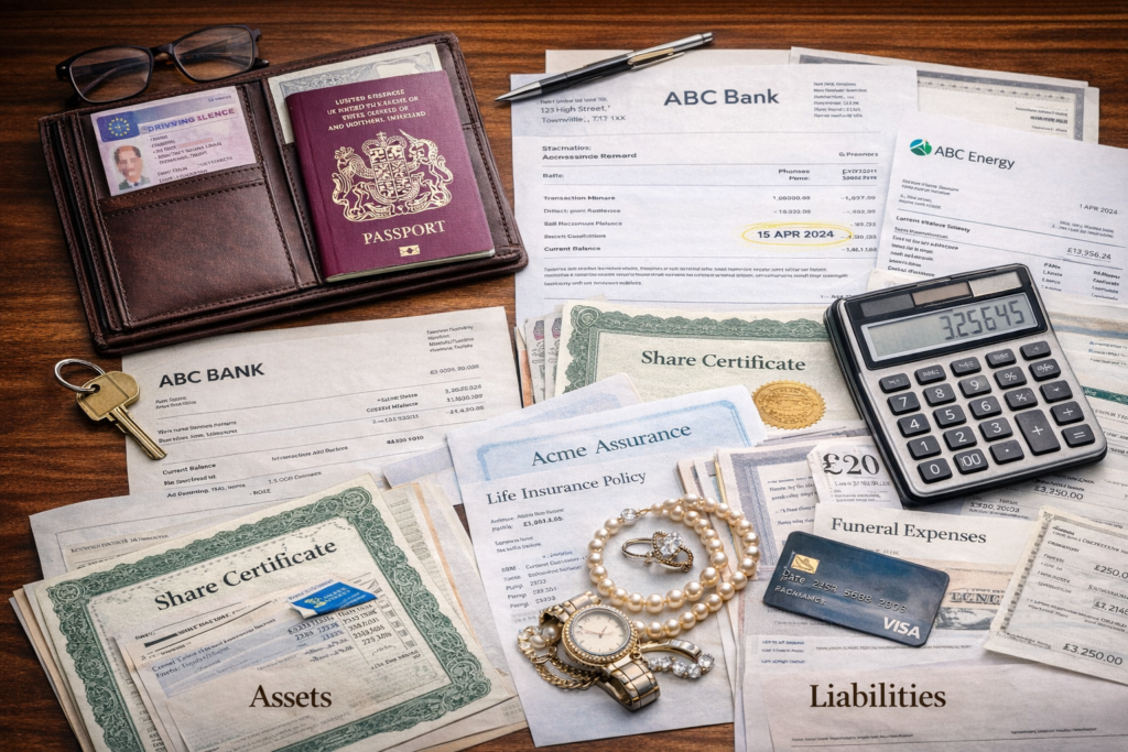 Preparing for your first Probate Meeting 2 documents in a table - Fiona Bruce Solicitors